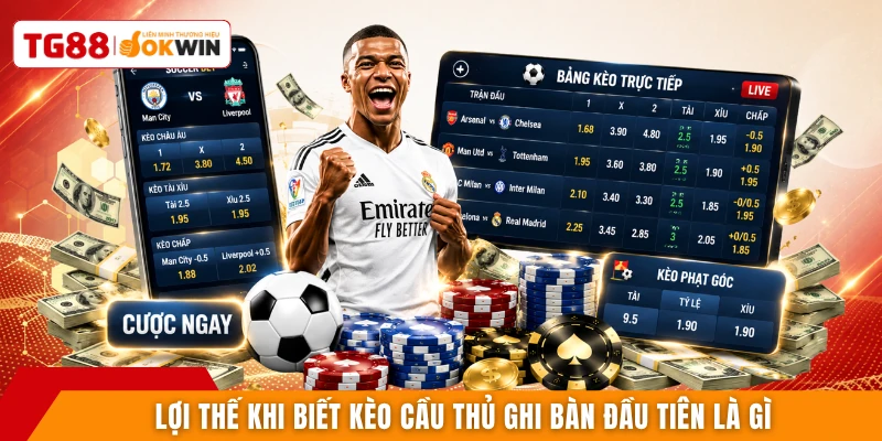 Lợi thế khi biết kèo cầu thủ ghi bàn đầu tiên là gì